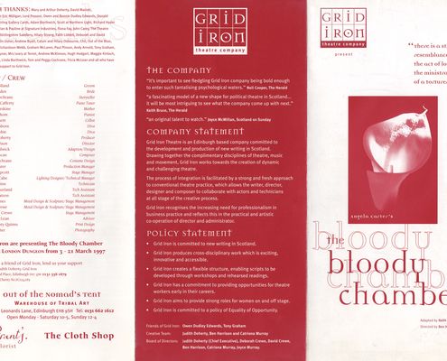 The Bloody Chamber - Programme