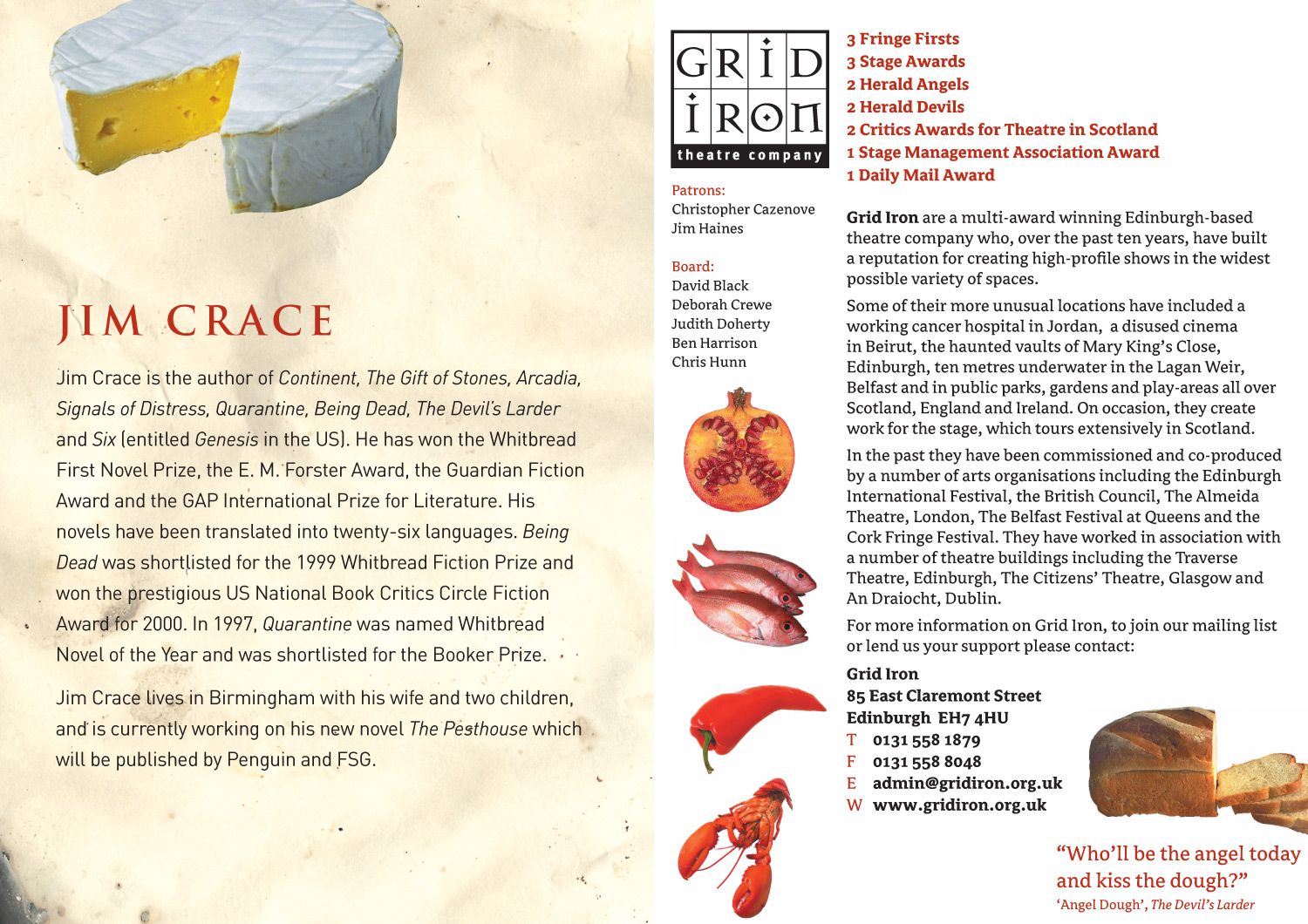The Devils Larder (2005) - Programme