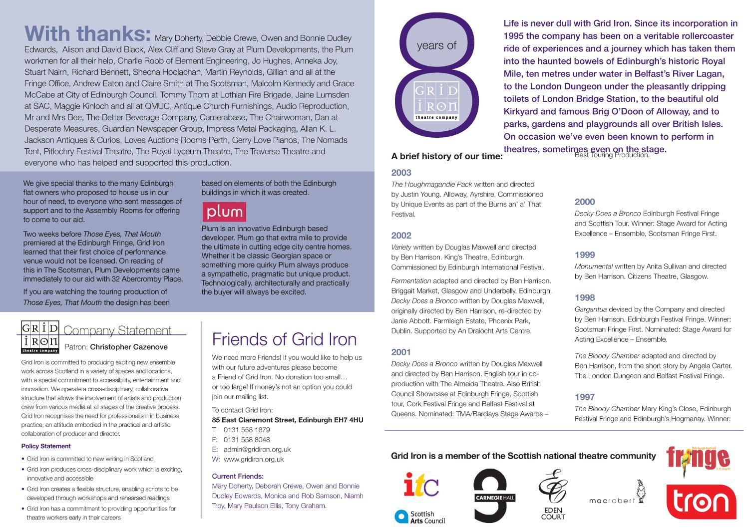 ThoseEyes2003_prog_6_1500x1060 Those Eyes That Mouth (2003) - Programme