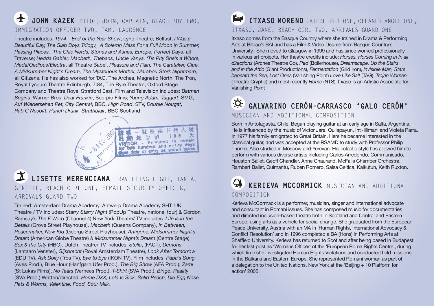 Roam - Programme