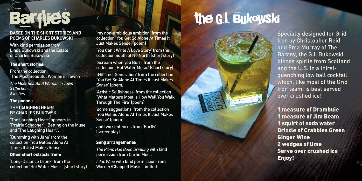 Barflies (2009) - Programme