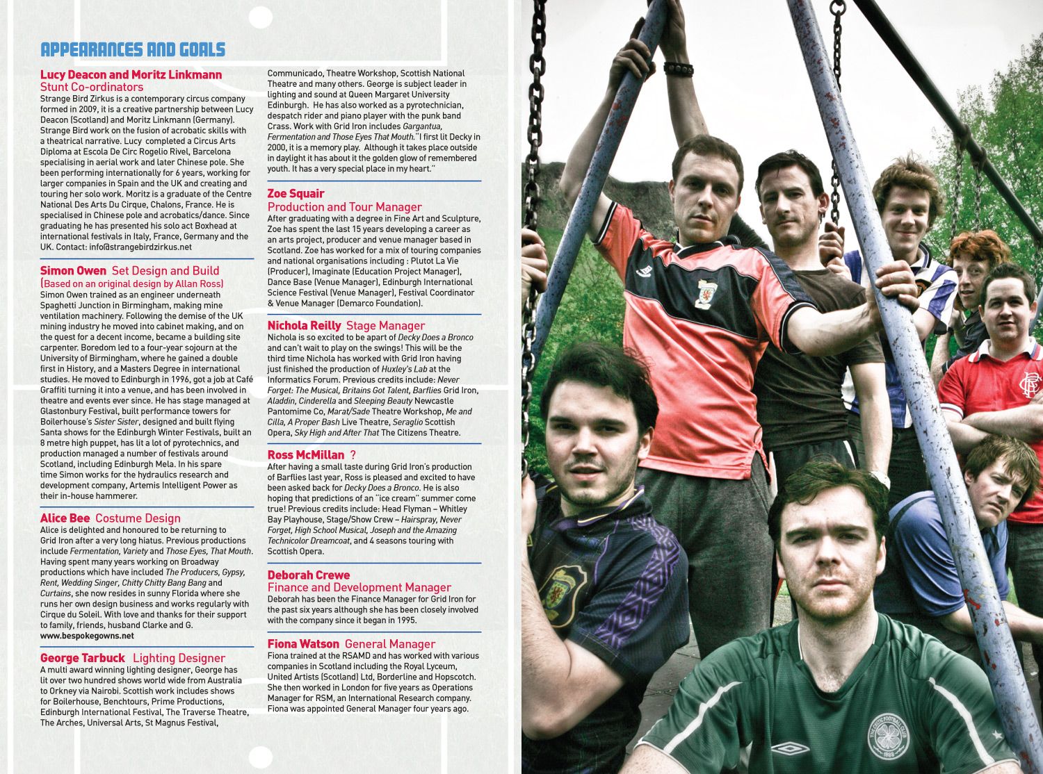 Decky Does a Bronco (2010) - Programme