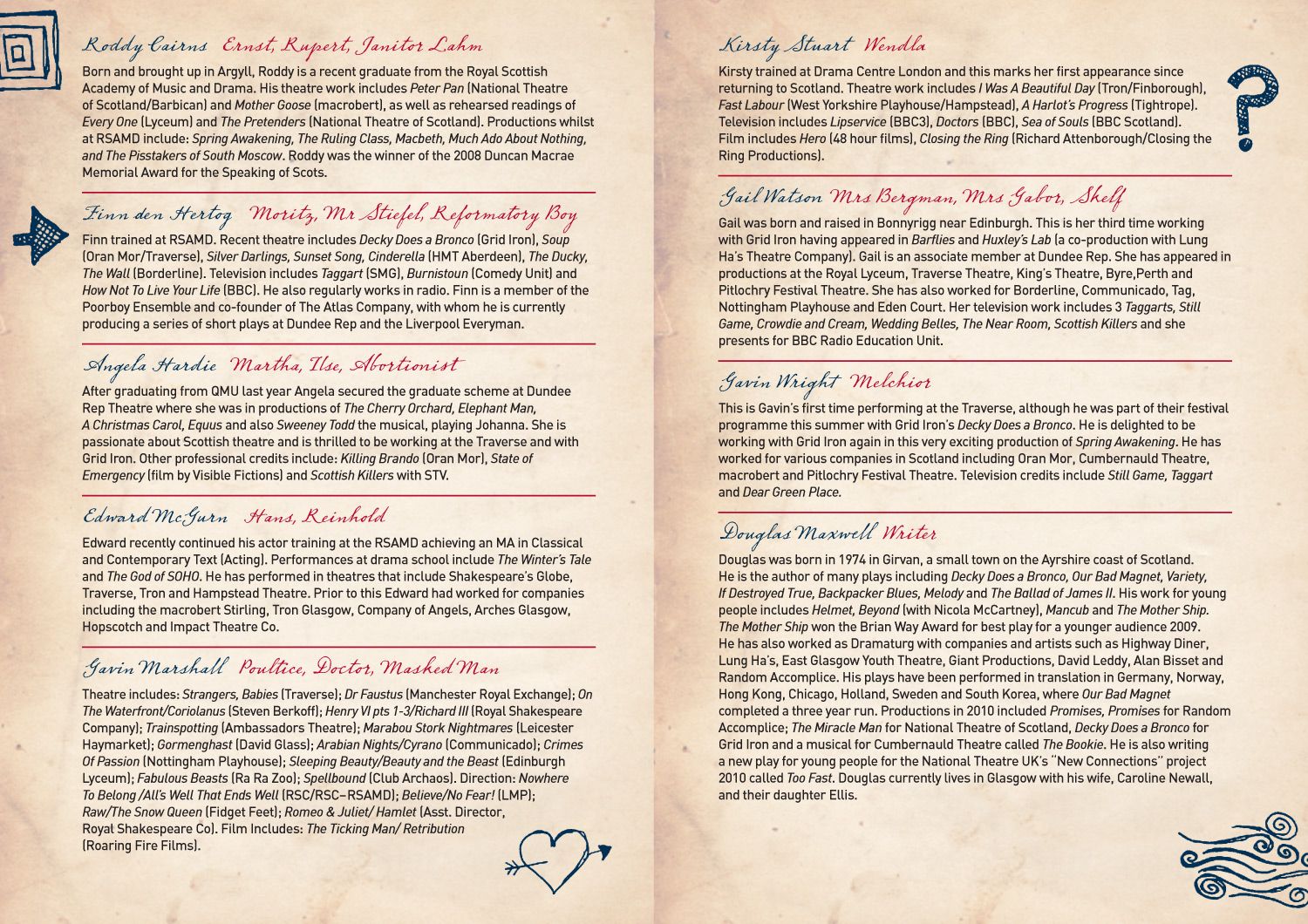 Spring Awakening - Programme
