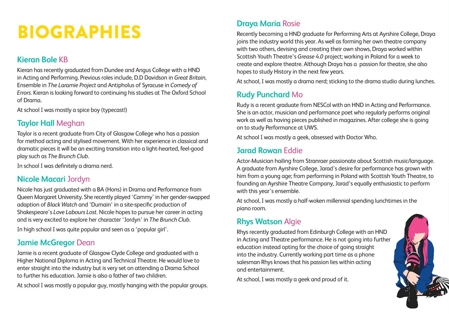 The Brunch Club - programme The Brunch Club - Programme