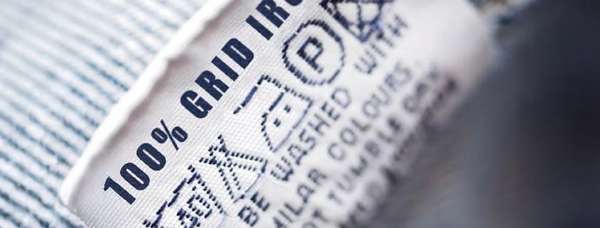 Grid Iron Clothing label